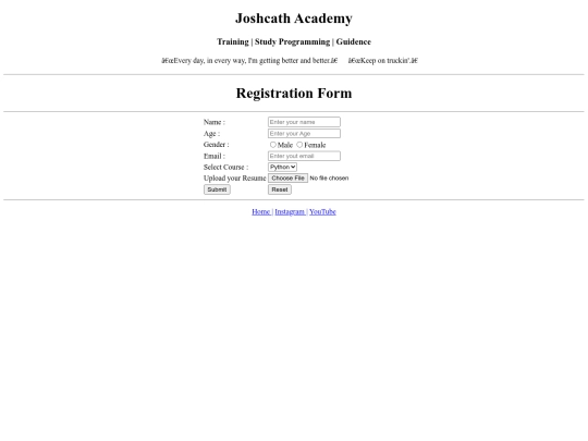 Website screenshot
