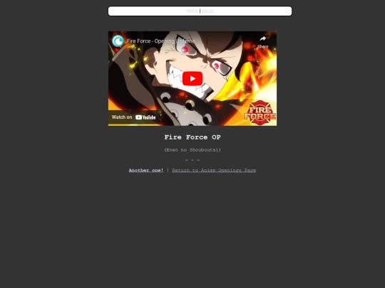 Random-OPs/fireforce-op1 screenshot
