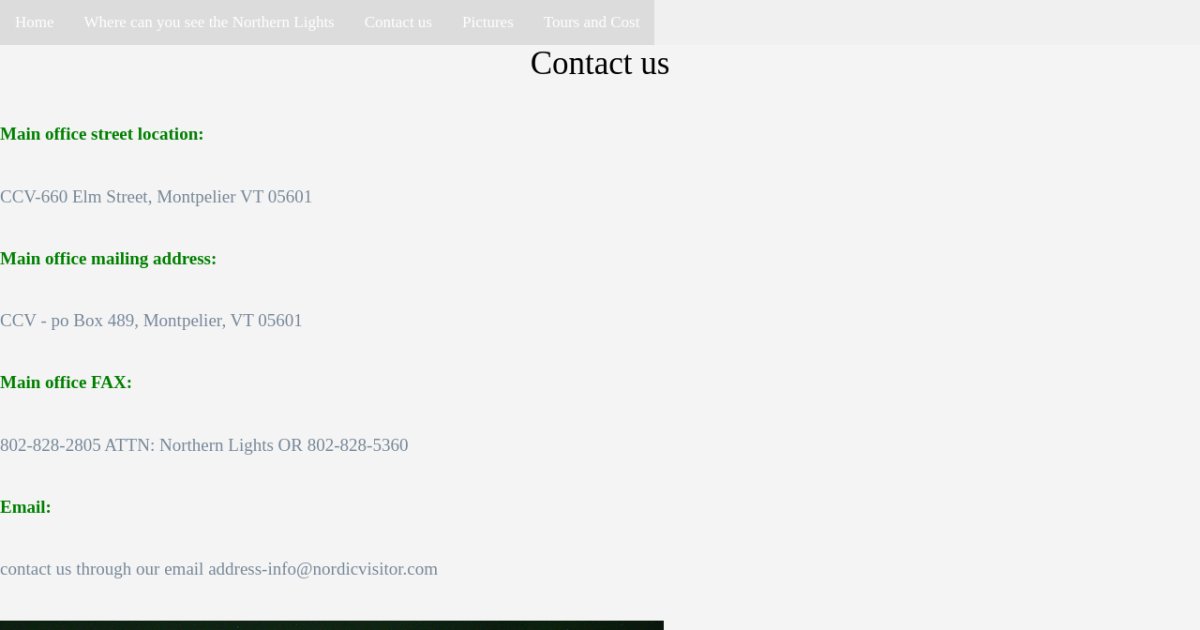 Vermont Northern Lights career Development Center