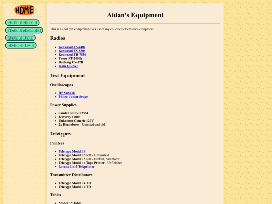 equipment screenshot