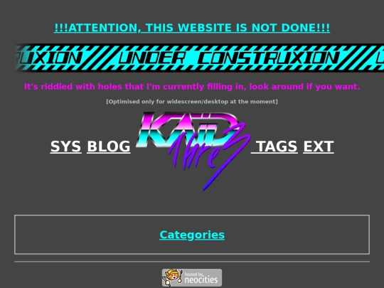 categories screenshot
