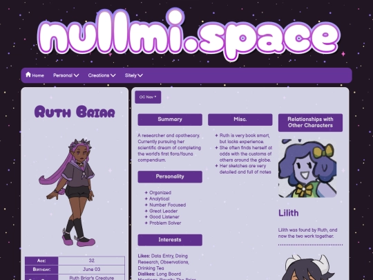 myocs/ruth screenshot