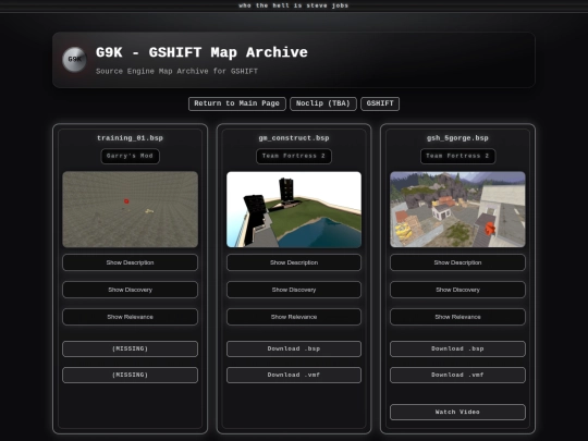 gshift_maps screenshot