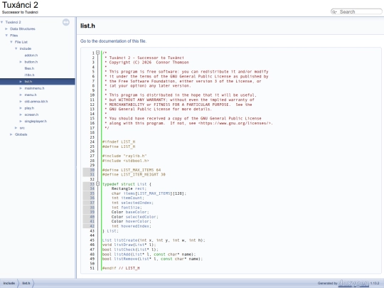 list_8h_source screenshot
