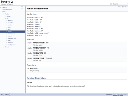 main_8c screenshot