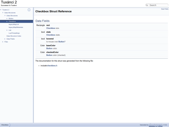 structCheckbox screenshot