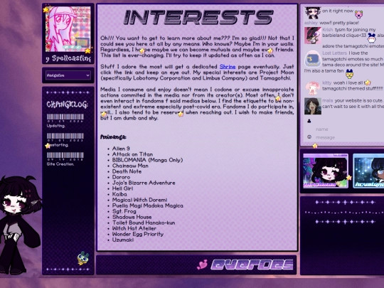 Website screenshot