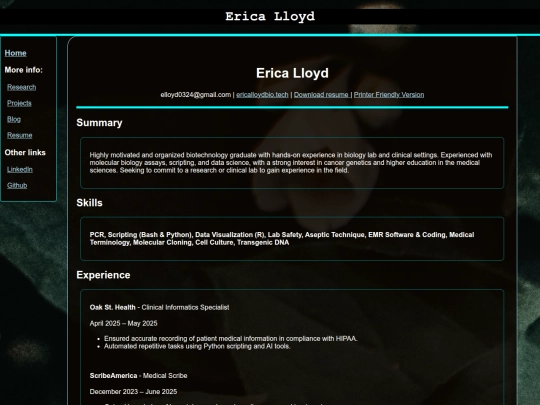 Website screenshot