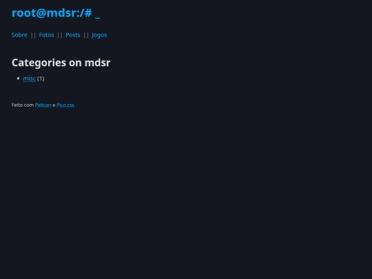 categories screenshot