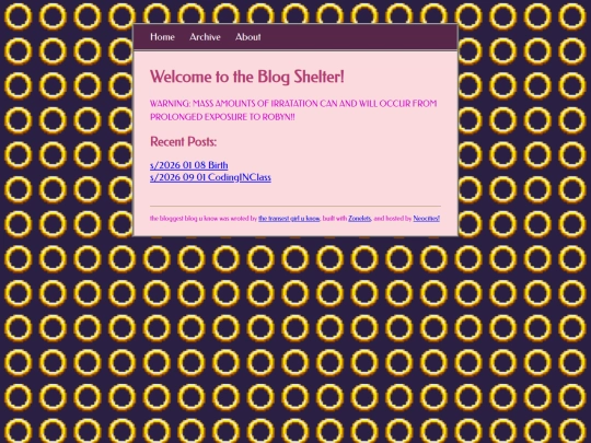 blog screenshot