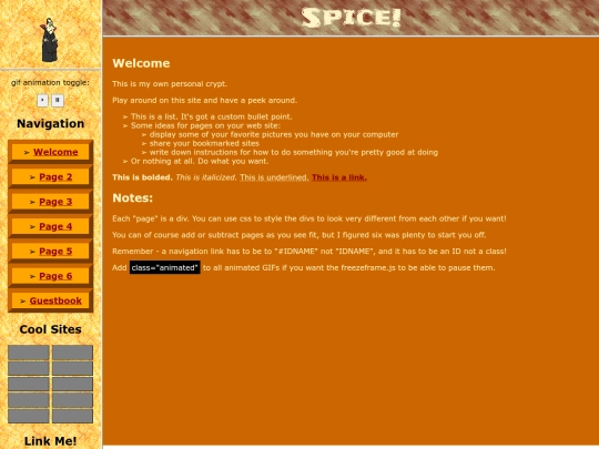 index screenshot