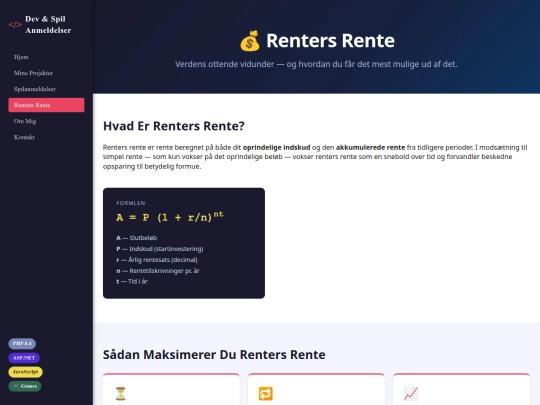 Website screenshot