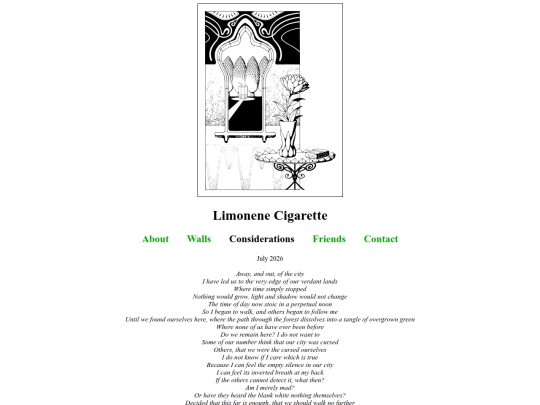 considerations screenshot