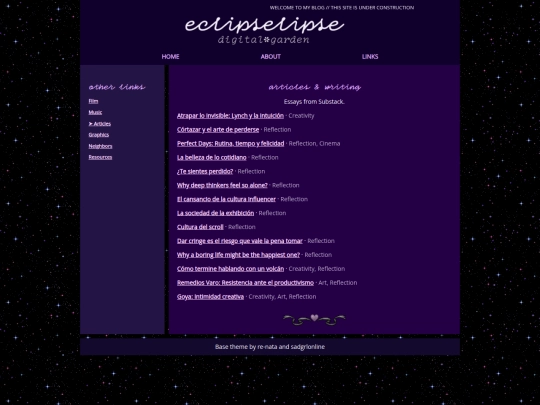 articles screenshot