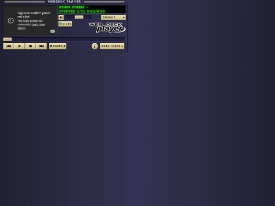 webdeck-player screenshot