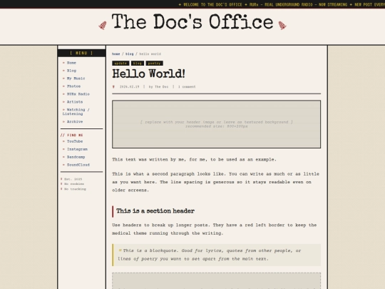 Website screenshot