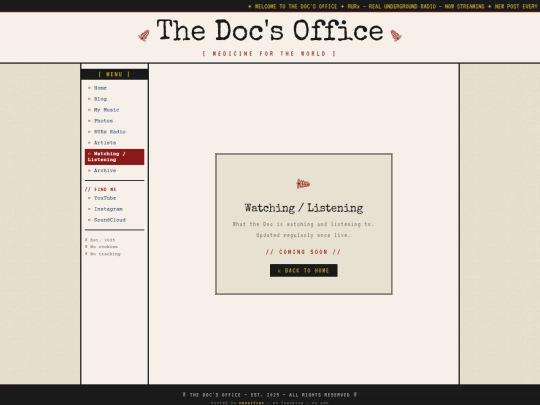 Website screenshot