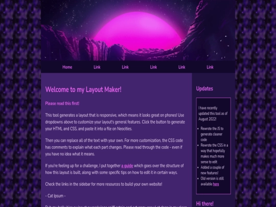 Website screenshot