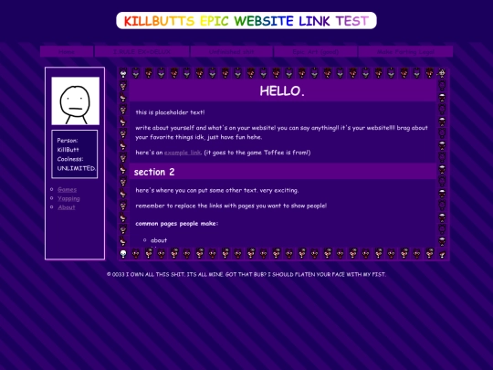 Website screenshot