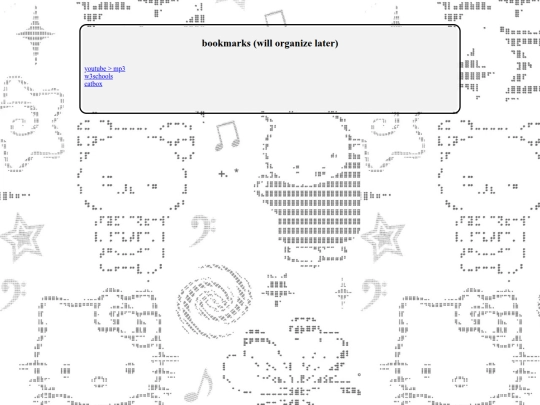 bookmarks screenshot