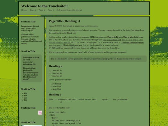 index screenshot