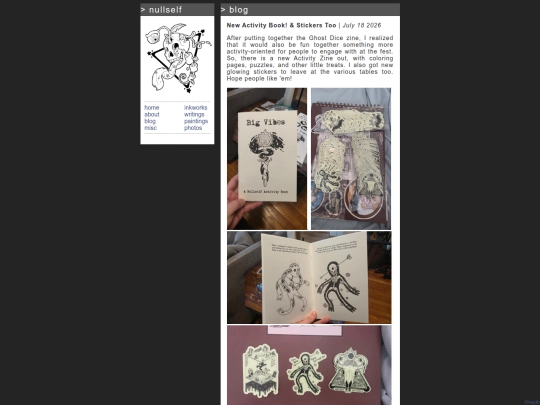 blog screenshot
