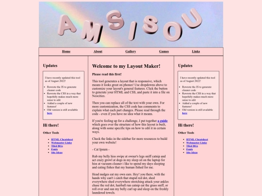 Website screenshot