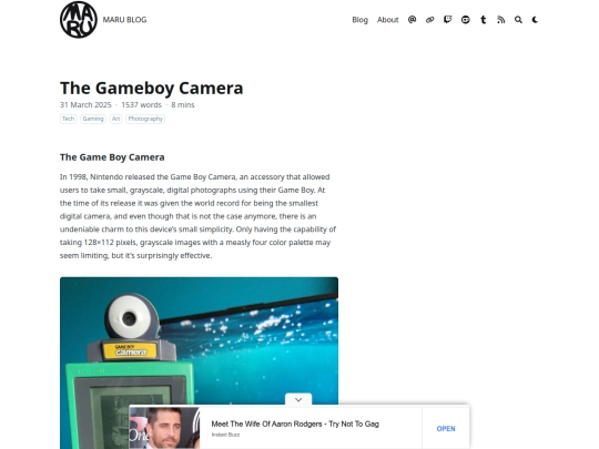 Website screenshot