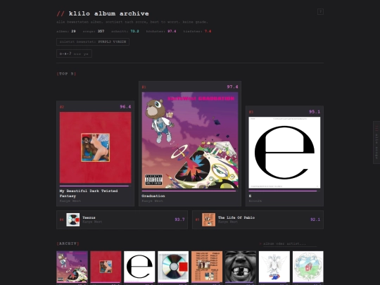 Alben screenshot
