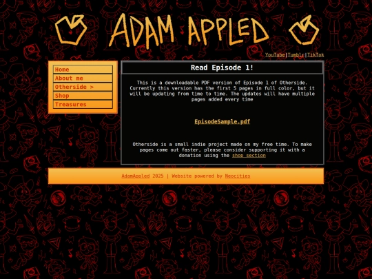 Website screenshot