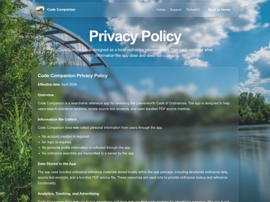 CodeCompanion/privacy screenshot