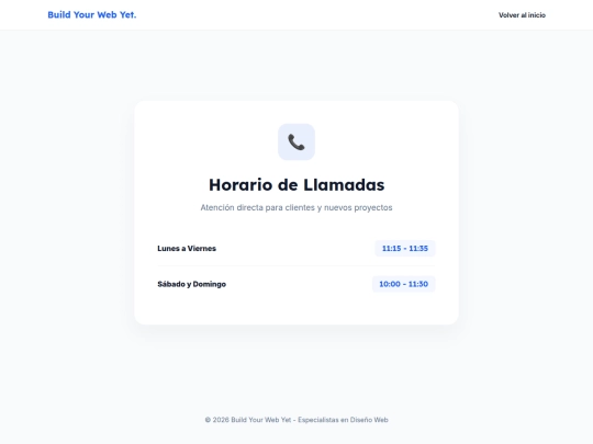 horarios screenshot