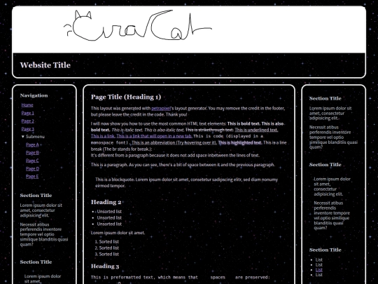 Website screenshot