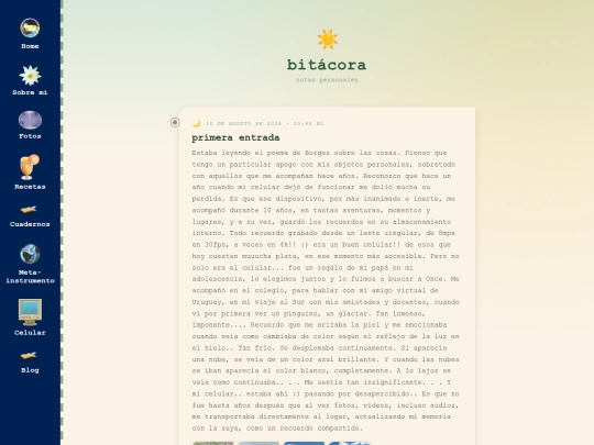 blog screenshot