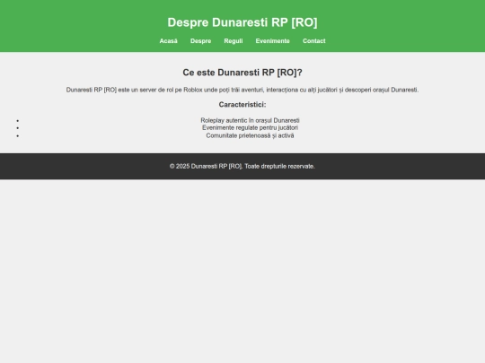 Website screenshot