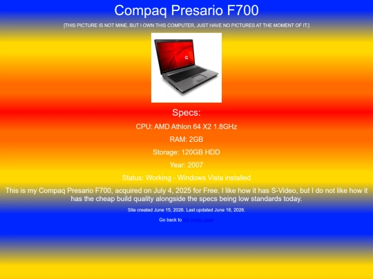 compaq screenshot