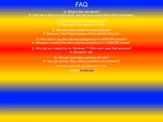 faq screenshot