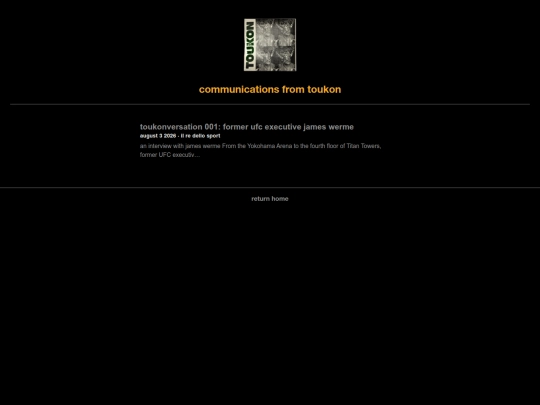 communications screenshot