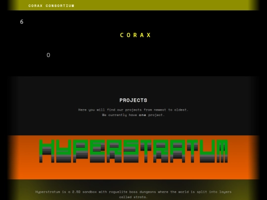 projects screenshot