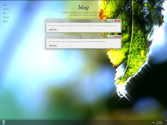blog screenshot