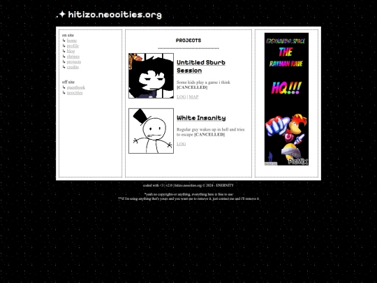 projects screenshot