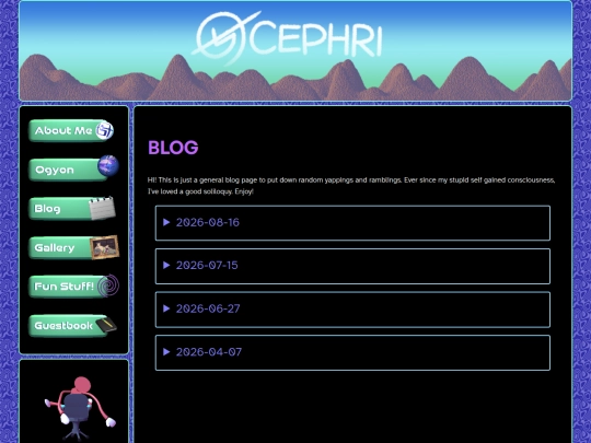 blog screenshot