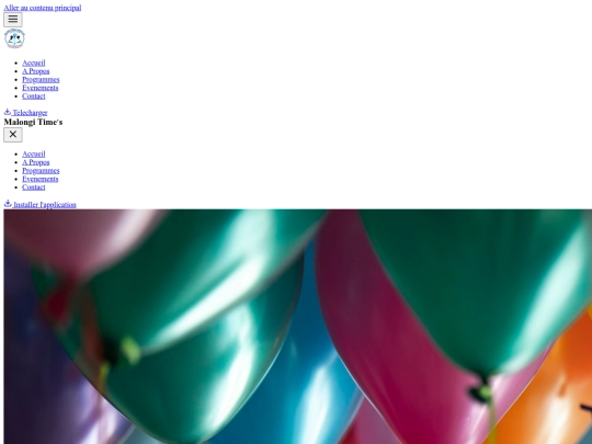 evenements screenshot