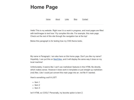 index screenshot