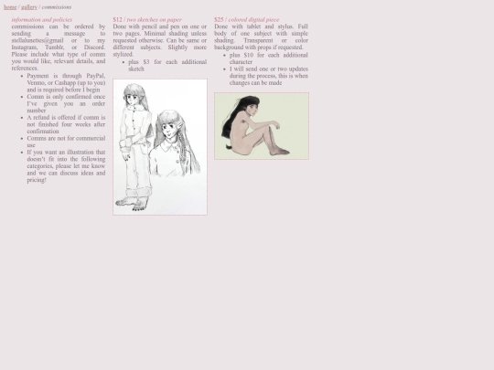 commissions screenshot