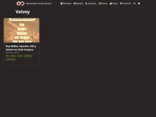 bandas/velvey screenshot