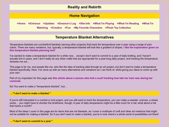 temperature-blankets screenshot