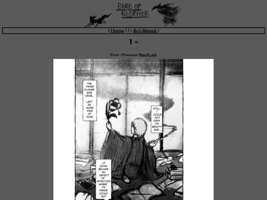 WEBCOMIC/PaperFlowers/comic screenshot