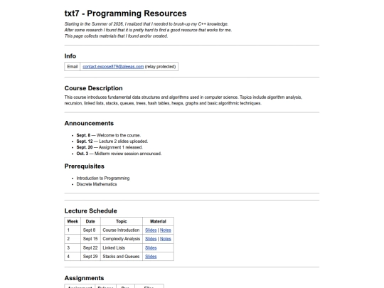 index screenshot