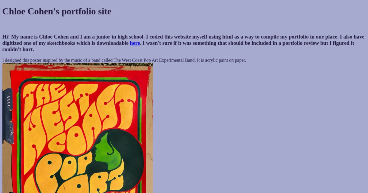 The web site of definitelynotcohen